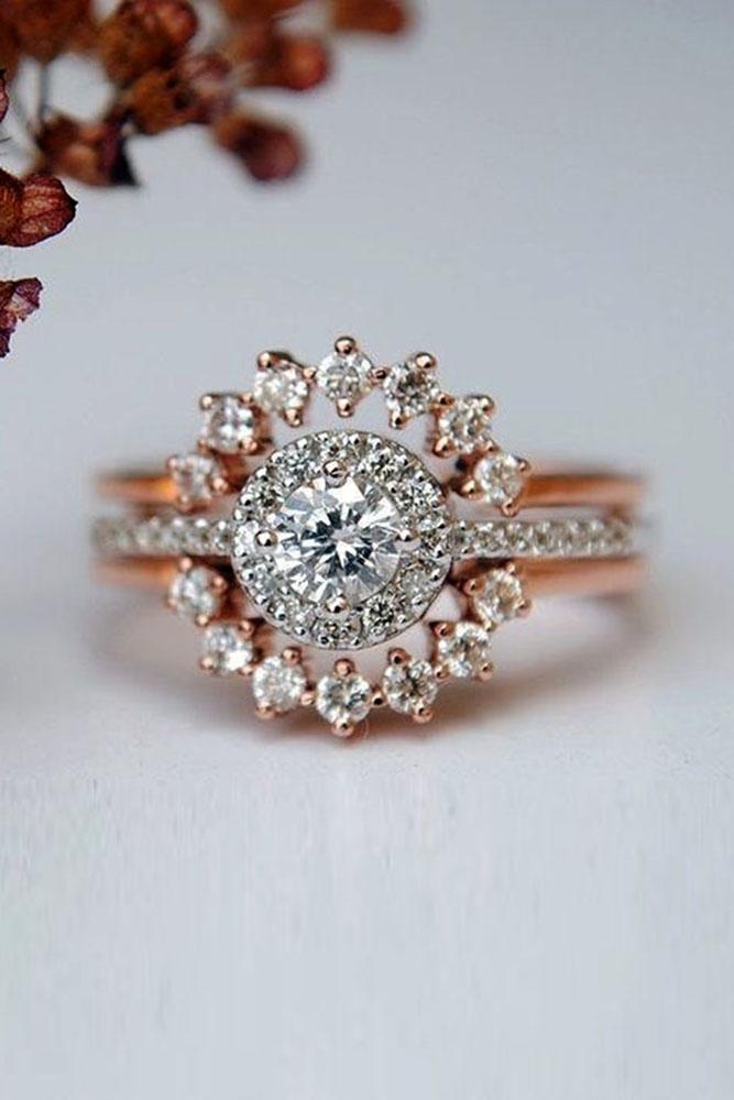 unique engagement rings round diamond engagement rings rose gold engagement rings beautiful engagement rings