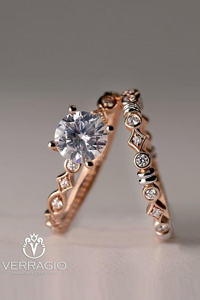 verragio engagement rings rose gold engagement rings unique engagement rings diamond engagment rings round cut engagement rings
