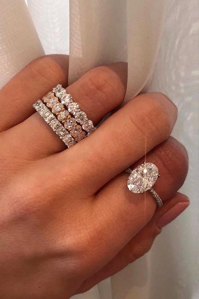 bridal sets oval cut engagement rings diamond engagement rings white gold engagement rings wedding ring sets simple engagement rings
