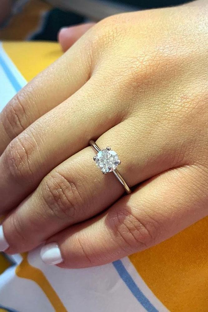 solitaire engagement rings simple engagement rings round engagement rings diamond engagement rings white gold rings