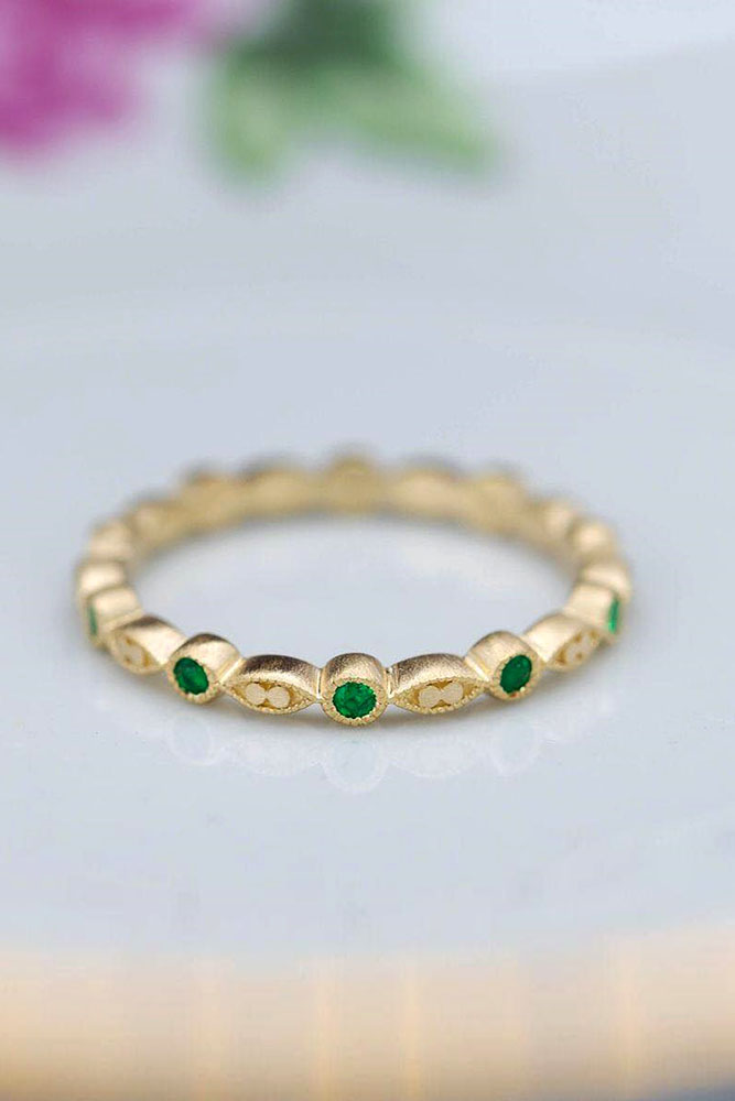 unique wedding rings rose gold wedding bands diamond wedding rings stackable wedding rings unique wedding bands gemstone rings
