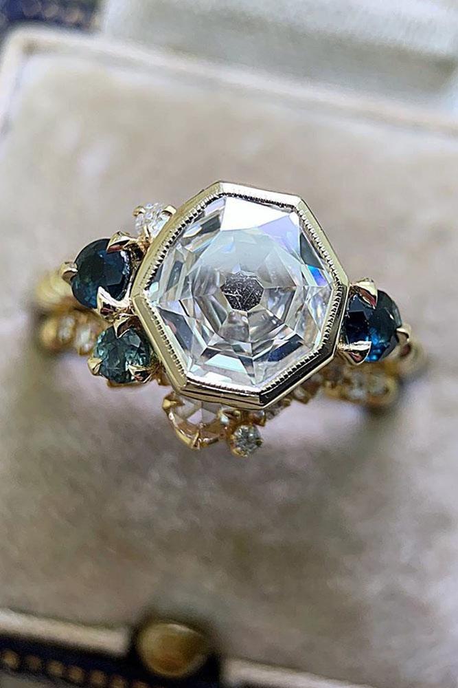 vintage engagement rings rose gold engagement rings unique engagement rings diamond engagement rings sapphiree engagement rings