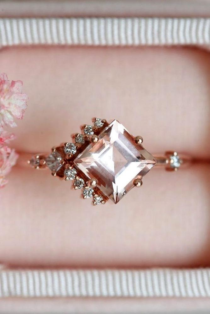 colored engagement rings morganite rings halo engagement rings diamond engagement rings rose gold engagement rings ring boxes