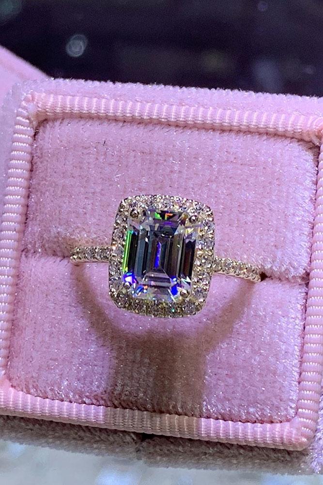 emerald engagement rings white gold engagement rings diamond engagement rings halo engagement rings