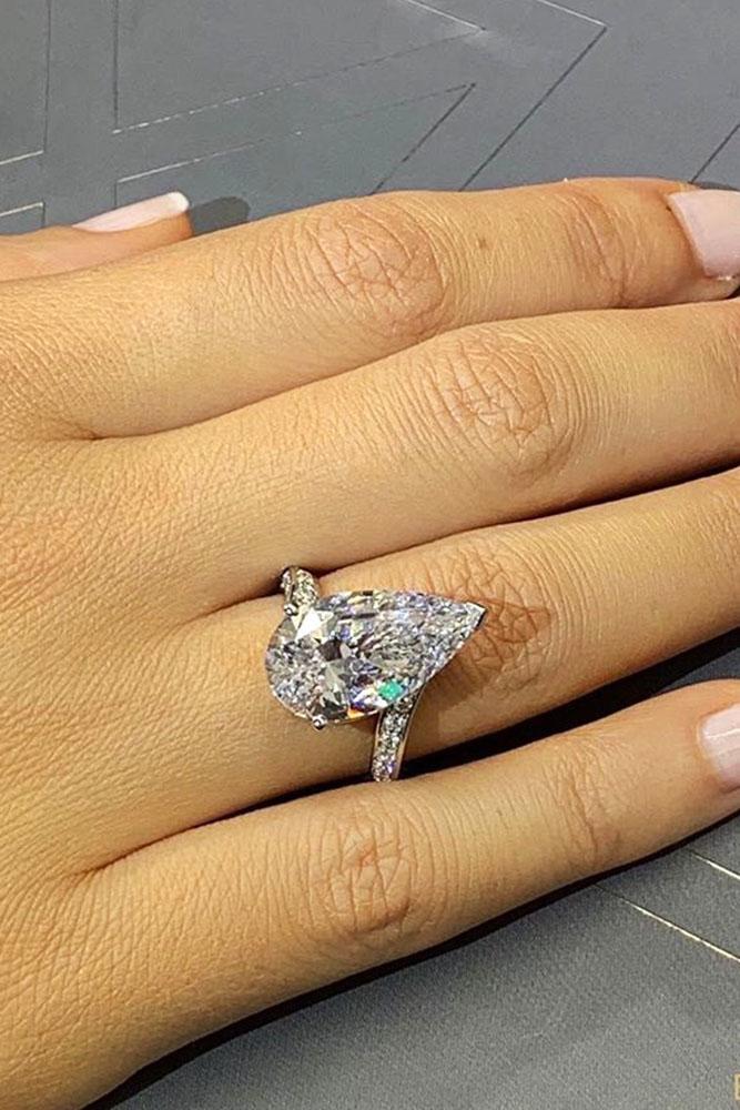 solitaire engagement rings white gold engagement rings pear shaped engagement rings diamond engagement rings