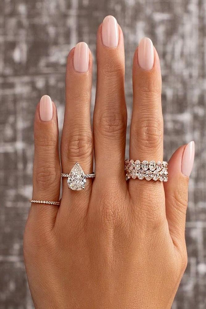 solitaire engagement rings white gold engagement rings pear shaped engagement rings diamond engagement rings bridal sets