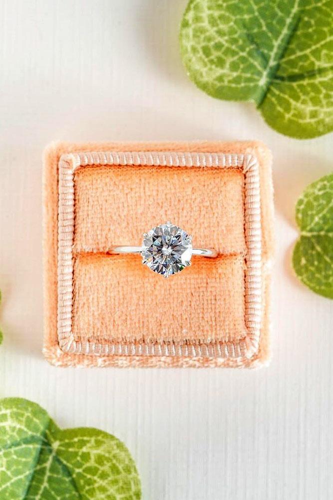 solitaire engagement rings white gold engagement rings round diamond engagement rings simple engagement rings