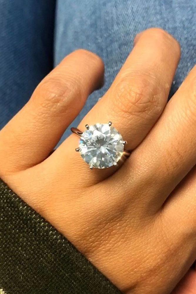 solitaire engagement rings white gold engagement rings round diamond engagement rings simple engagement rings