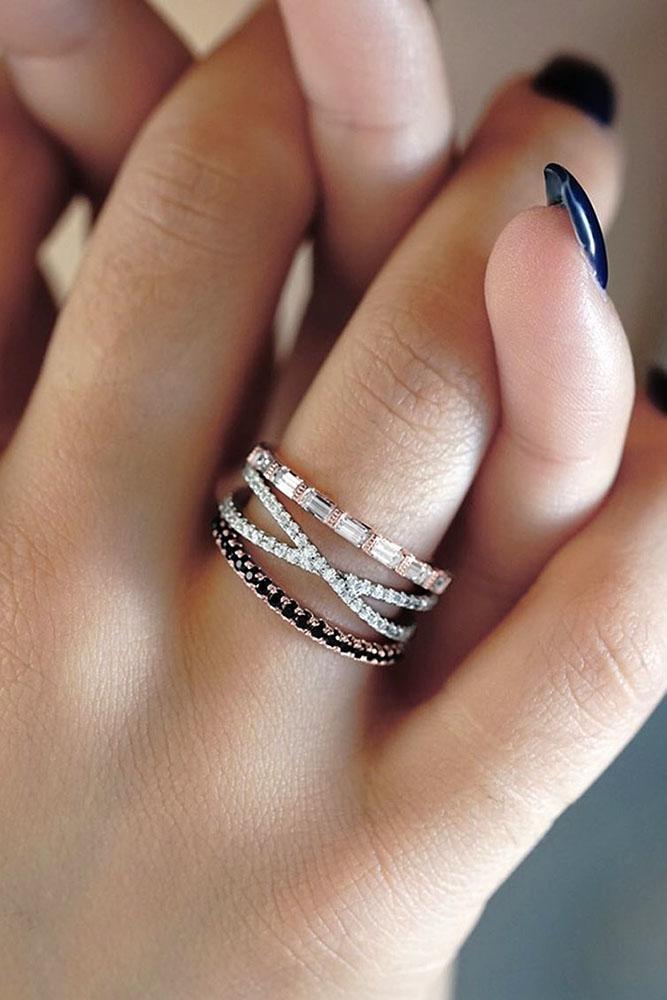 unique wedding rings stackable wedding rings unique wedding bands gemstone rings