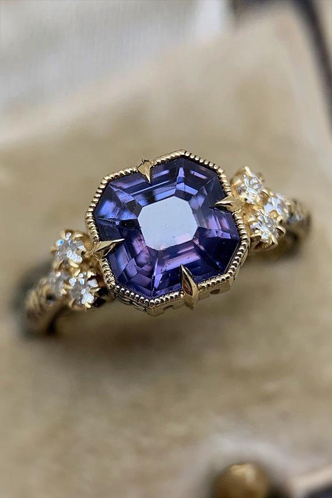 vintage engagement rings rose gold engagement rings cushion cut engagement rings gemstone engagement rings antique engagement rings