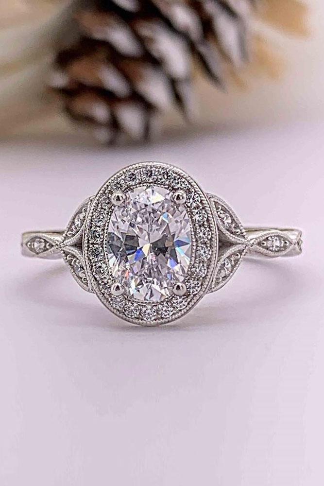 beautiful engagement rings vintage engagement rings white gold engagement rings oval engagement rings