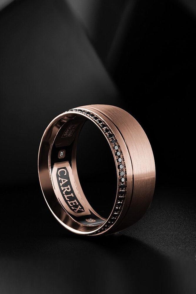 Unique Black Wedding Rings Photos