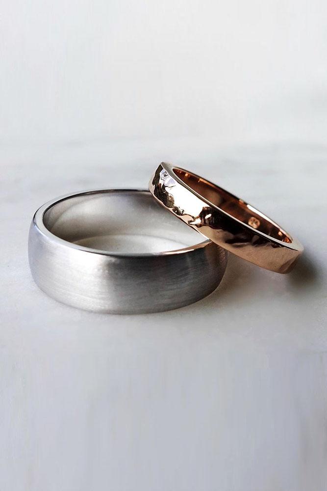 matching wedding bands rose gold wedding rings bridal sets rose gold bridal sets white gold wedding bands two tone wedding bands
