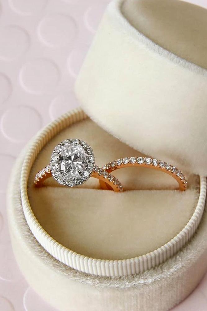 oval engagement rings diamond engagement rings rose gold engagement rings halo rings