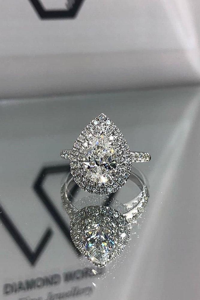 ring trends pear cut engagement rings white gold engagement halo engagement rings
