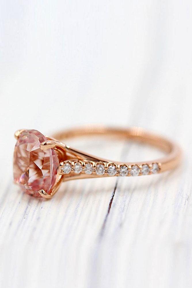 sapphire engagement rings pink sapphire engagement rings rose gold engagement rings simple engagement rings
