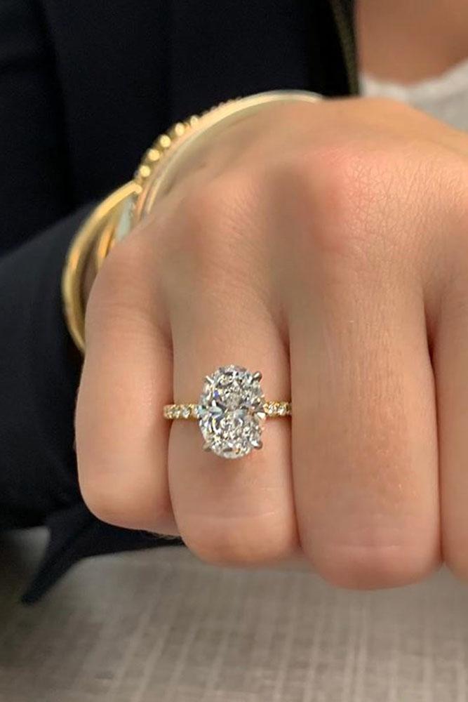 simple engagement rings oval cut engagement rings white gold engagement rings