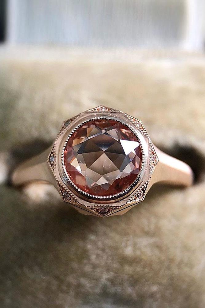 vintage engagement rings rose gold engagement rings unique engagement rings halo engagement rings sapphire engagement rings