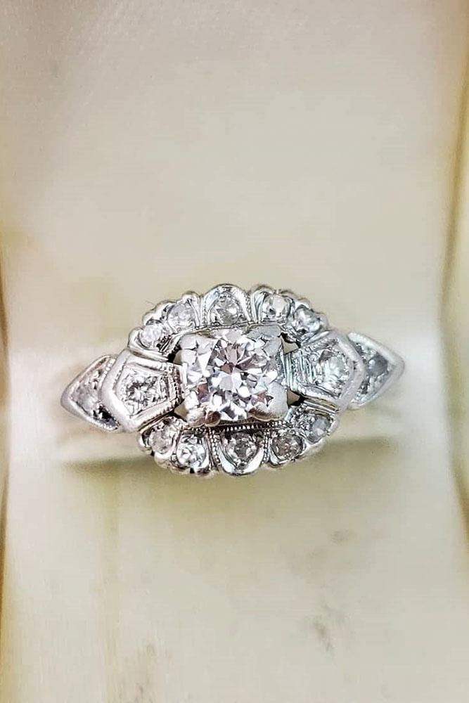 vintage engagement rings white gold engagement rings unique engagement rings best engagement rings art deco engagement rings