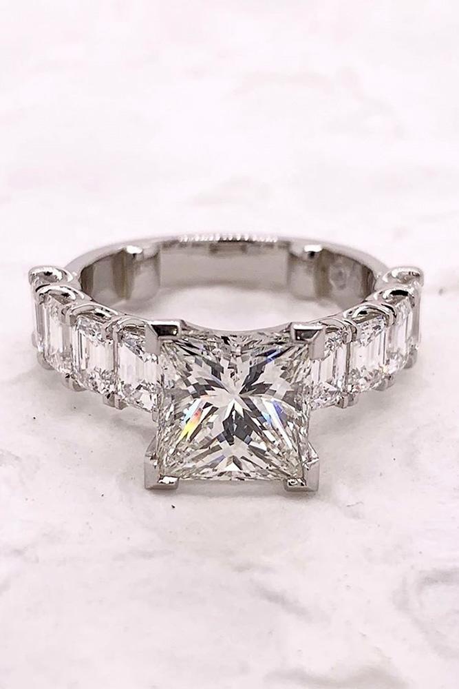 beautiful engagement rings princess cut engagement rings white gold engagement rings