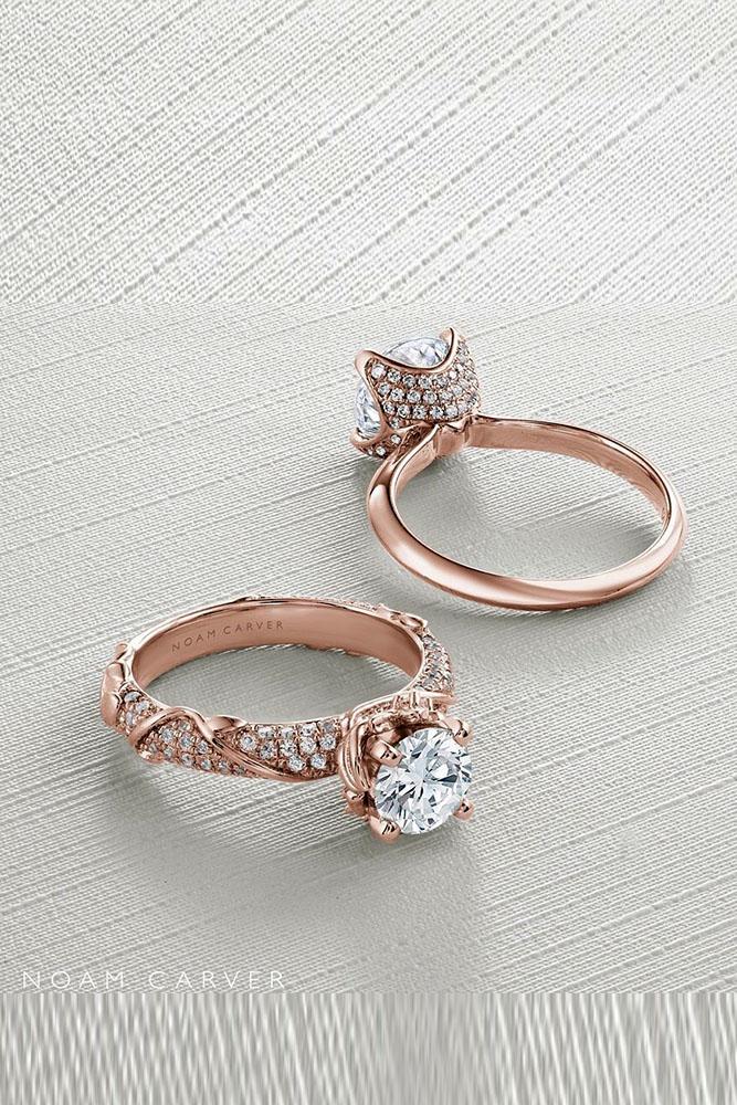 rose gold engagement rings unique engagement rings diamond engagement rings