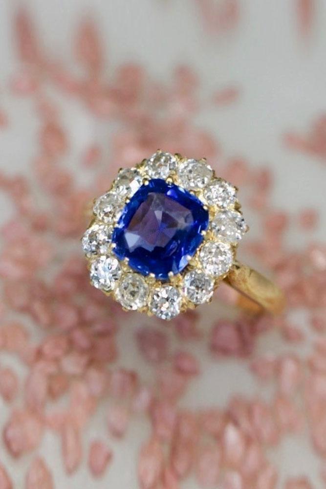 sapphire engagement rings floral engagement rings rose engagement rings halo engagement rings