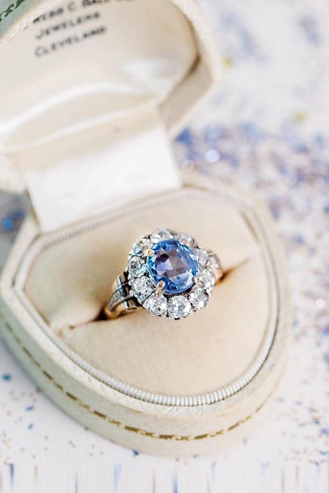 sapphire engagement rings floral engagement rings rose engagement rings unique engagement rings