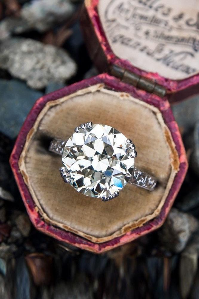 solitaire engagement rings round diamond engagement rings simple engagement rings white gold rings