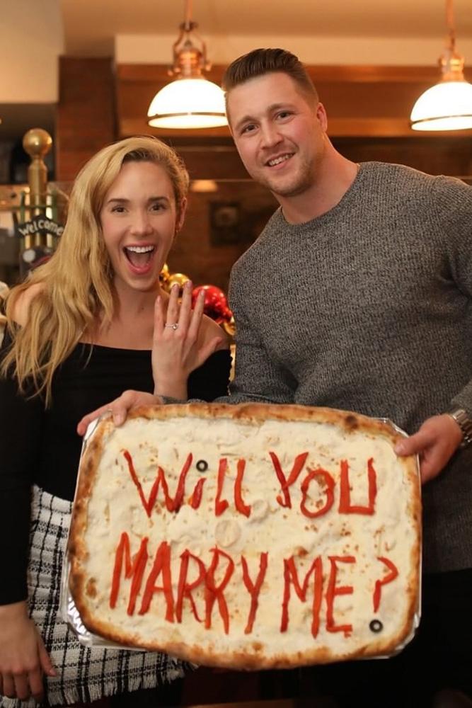 tasty proposal ideas best proposal ideas marriage proposal engagement announcement proposal pizza