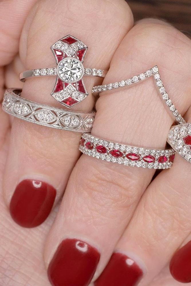 vintage engagement rings white gold engagement rings ruby engagement rings unique engagement rings
