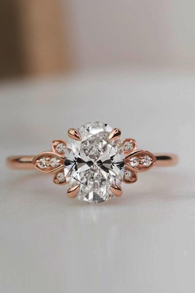 best rings 2019 rose gold engagement rings floral enagagement rings unique rings