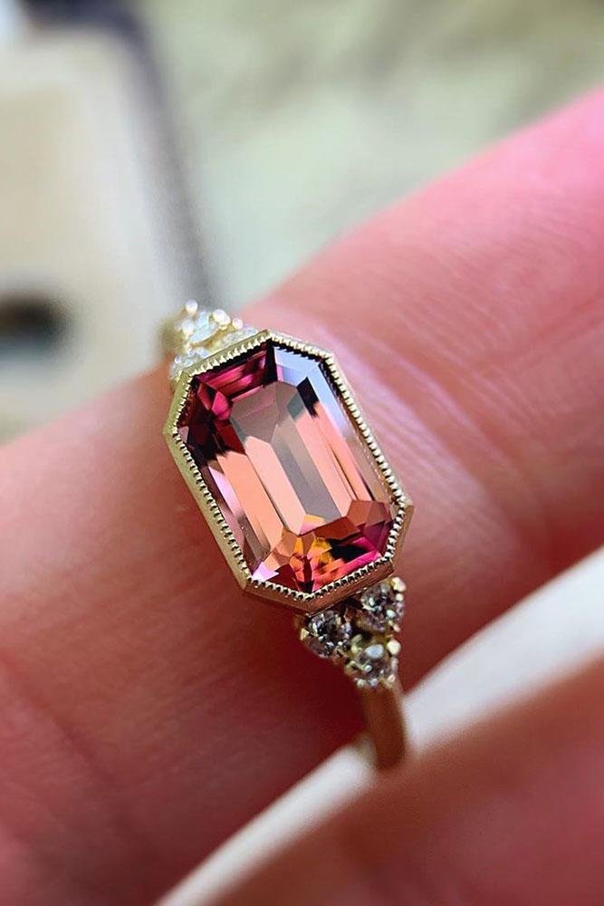 best rings 2019 vintage engagement rings rose gold engagement rings unique engagement rings tourmaline rings