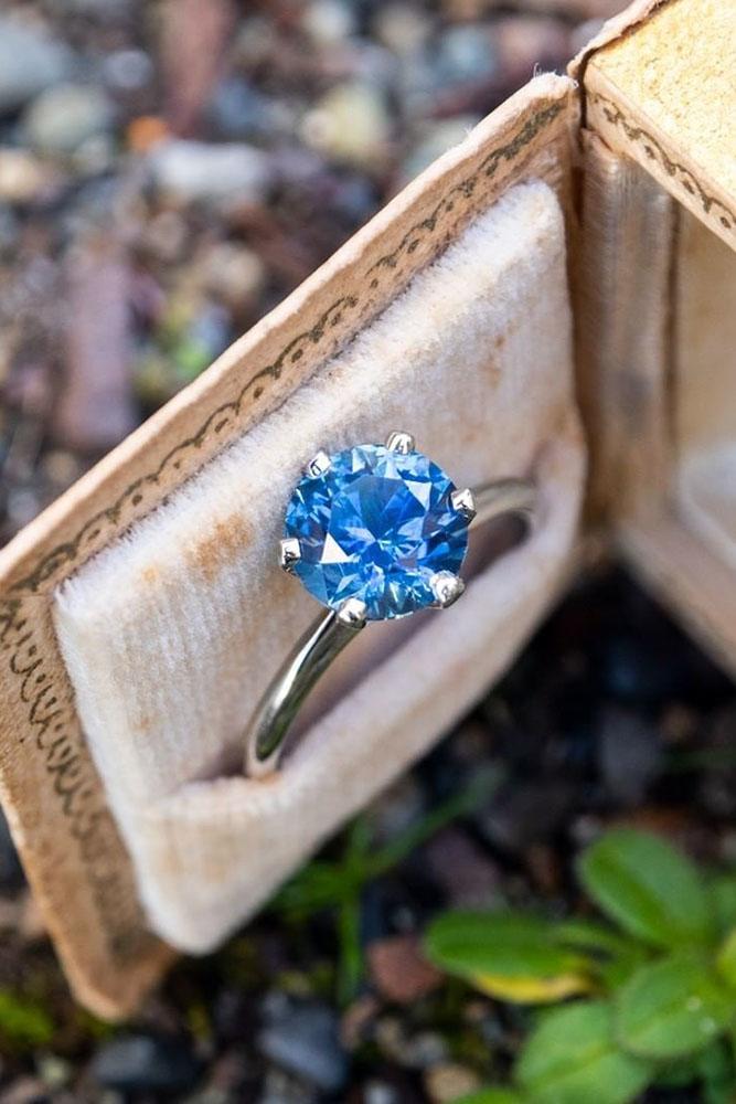 sapphire engagement rings solitaire engagement rings simple engagement rings white gold engagement rings