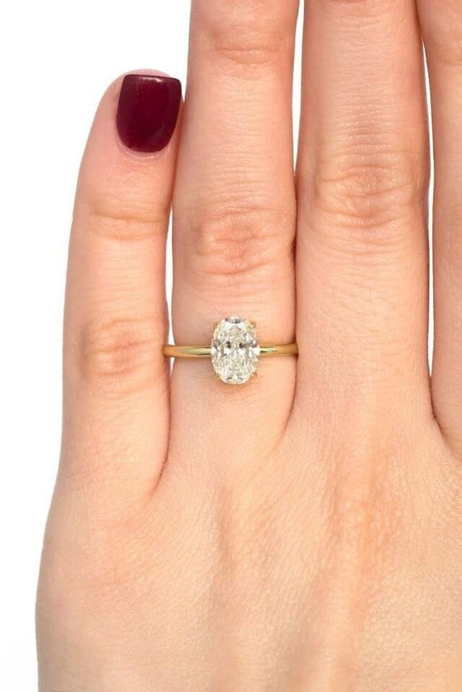 solitaire engagement rings rose gold engagement rings simple engagement rings diamond engagement rings