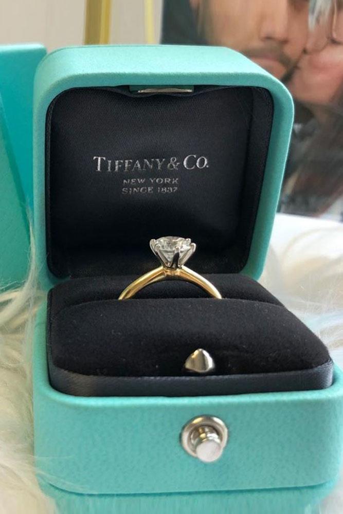 tiffany engagement rings solitaire engagement rings round cut diamond engagement rings