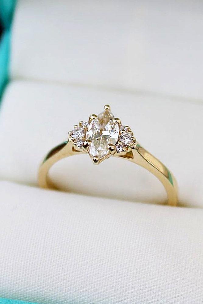 unique engagement rings marquise cut engagement rings diamond engagement rings