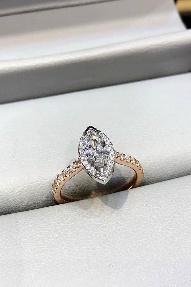 unique engagement rings white gold engagement rings marquise cut engagement rings