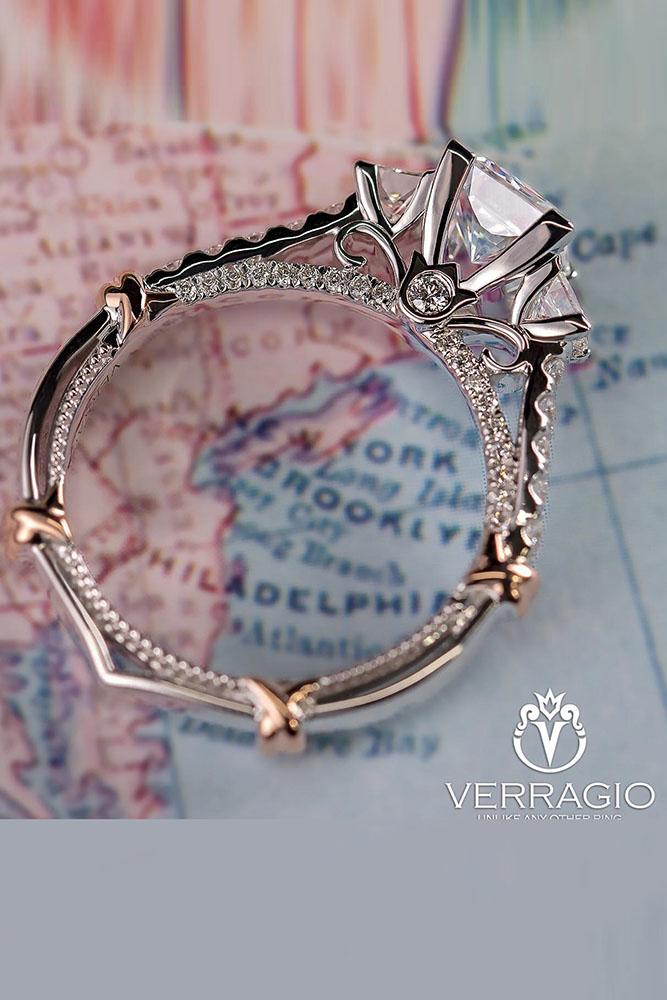 verragio engagement rings cathedral engagement rings white gold rings platinum rings