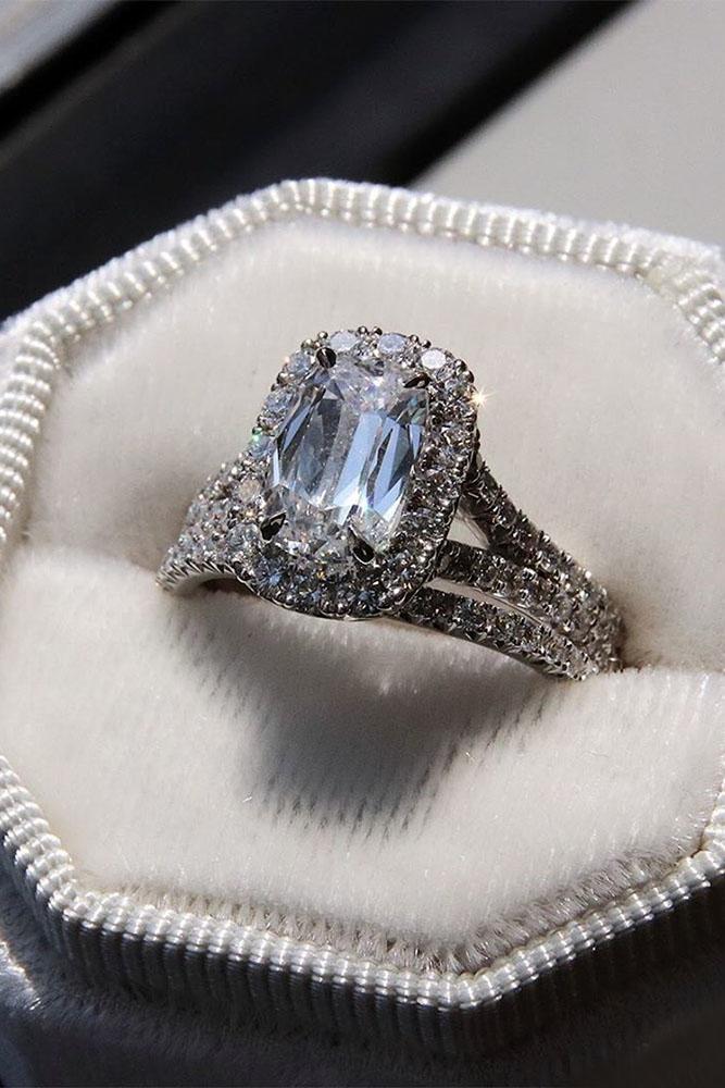 white gold engagement rings halo engagement rings diamond engagement rings cushion cut engagement rings
