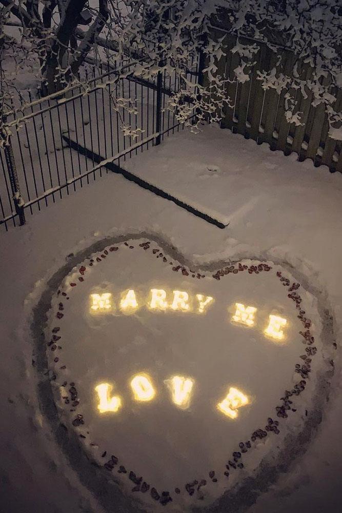 winter engagement photos engagement announcement best proposals