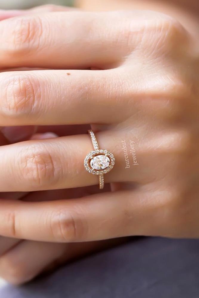 beautiful engagement rings rose gold engagement ring halo engagement ring