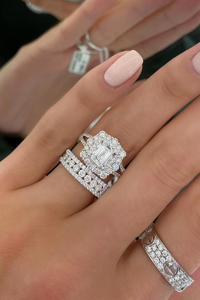 30 Uncommonly Beautiful Diamond Wedding Rings | Oh So Perfect Proposal