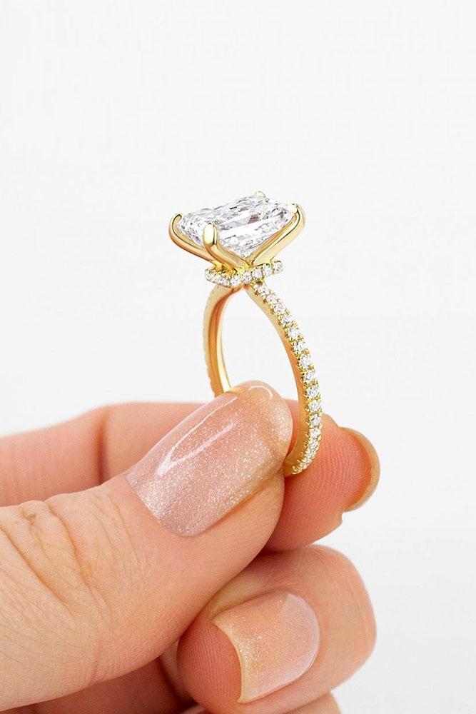 ring trends princess cut engagement rings rose gold engagement ring
