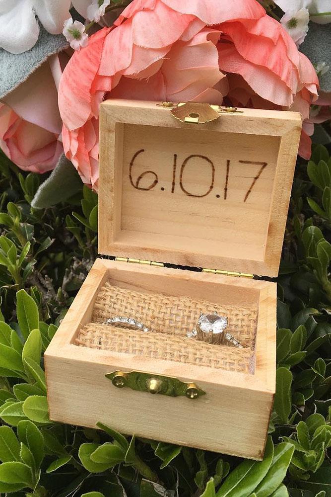 save the proposal date unique proposal ideas save the date wooden ring boxes engagement rings