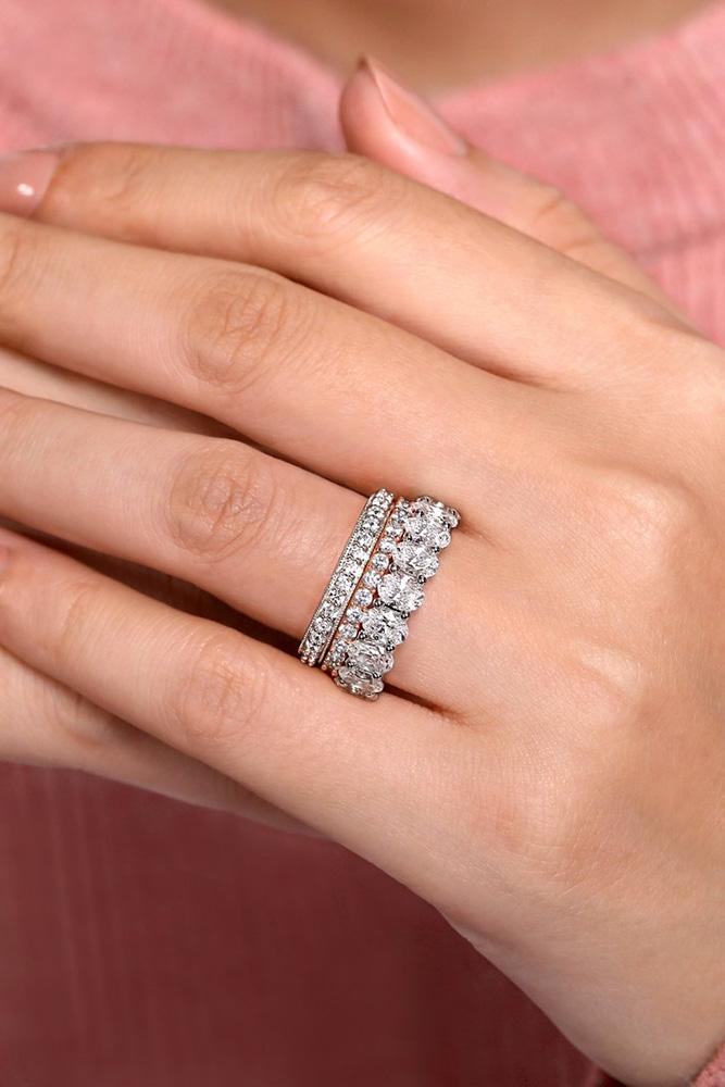 18 Best Stackable Wedding Rings Set More Rings More Shine