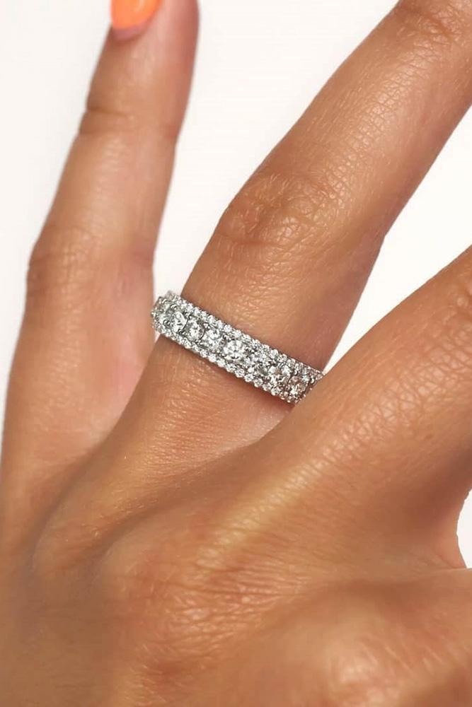 bridal sets diamond wedding rings white gold wedding bands eternity wedding bands