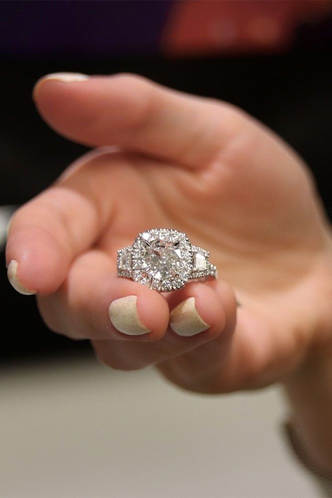 diamond engagement rings white gold engagement rings halo engagement rings cushion cut engagement rings