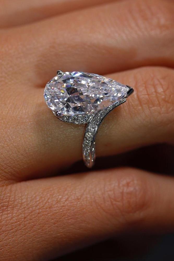 diamond engagement rings white gold engagement rings pear shaped engagement rings