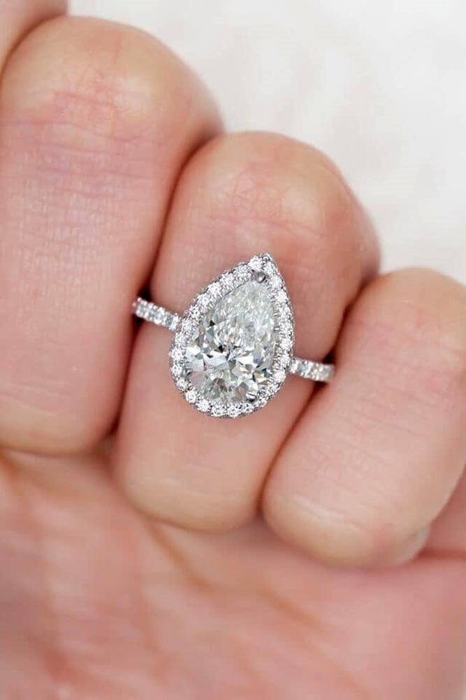 diamond engagement rings white gold engagement rings pear shaped engagement rings