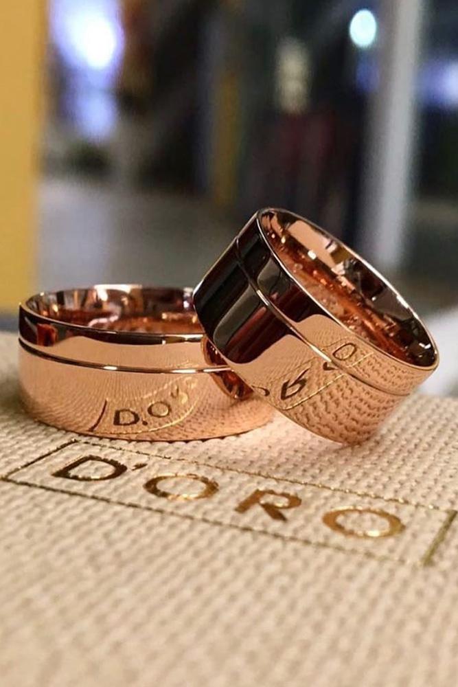 rose gold engagement rings diamond wedding bands bridal sets matching wedding bands